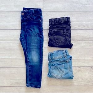 BUNDLE Cat & Jack Toddler Skinny Jeans